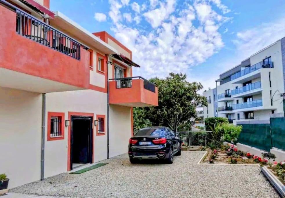 Cocon Marin 4 Studio Proche Mer Parking Wifi Cagnes-sur-Mer Bagian luar foto